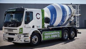E-ciężarówki Volvo przewiozą beton