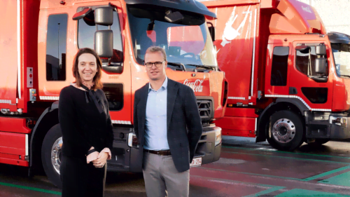 Wszystkie wiadomości - Coca Cola elektryczny samochod ciezarowy Renault Trucks 3