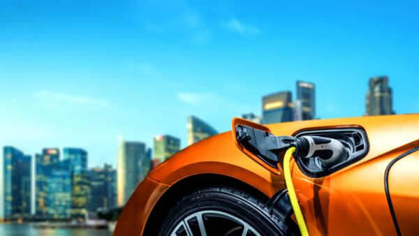 Strefa Wiedzy - ev charging station electric car concept green energy eco power