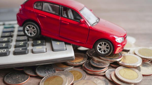 Strefa Wiedzy - car coins calculator car loan finance saving money insurance leasing time concept