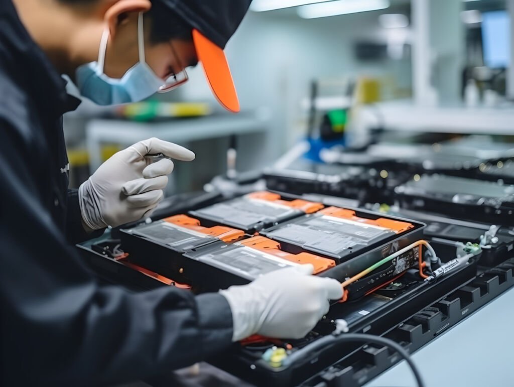 Nie musisz się martwić o trwałość baterii. Chyba, że masz pecha Nie musisz się martwić o trwałość baterii. Chyba, że masz pecha - technik sprawdzajacy i naprawiajacy ogniwo baterii pojazdu elektrycznego