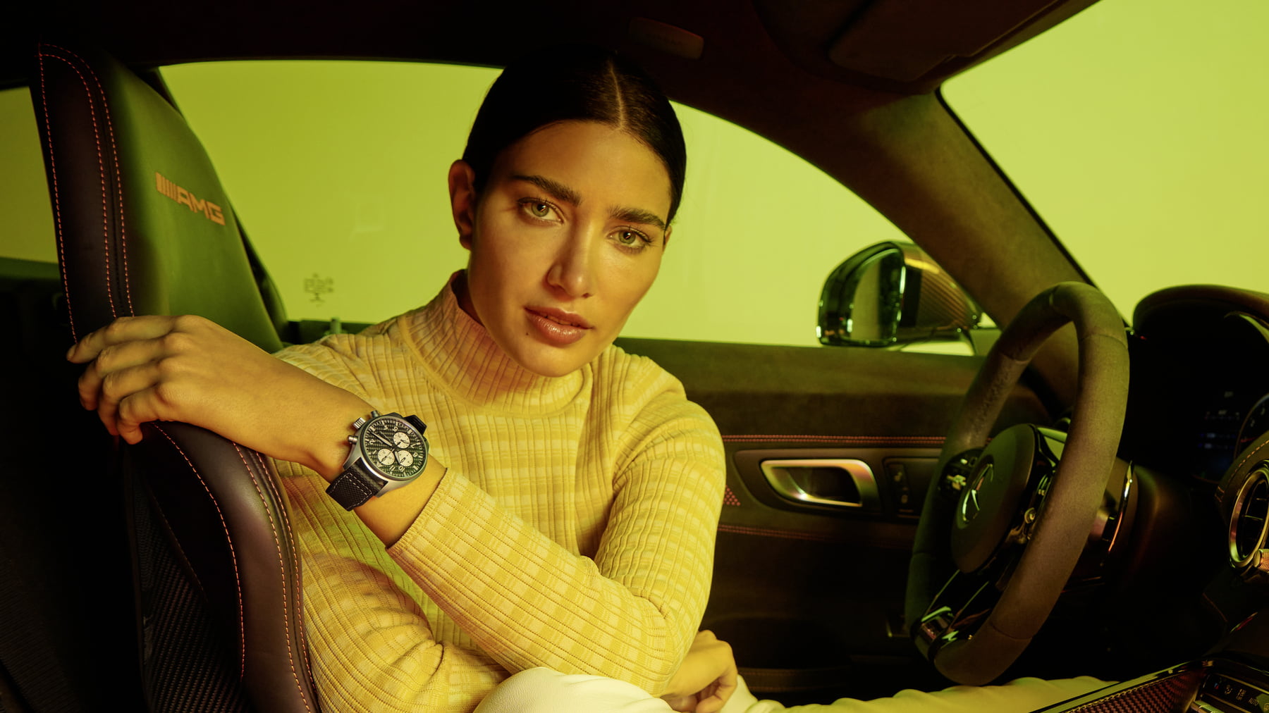 IWC Schaffhausen und langjähriger Partner Mercedes-AMG lancieren vom Motorsport inspirierten ChronographenIWC Schaffhausen and long-standing partner Mercedes-AMG launch a performance engineering inspired chronograph