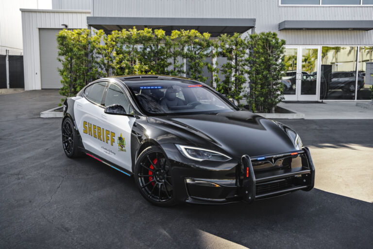 Wszystkie wiadomości - 1 tesla model s plaid los angeles sheriff dept by up fit unplu 1