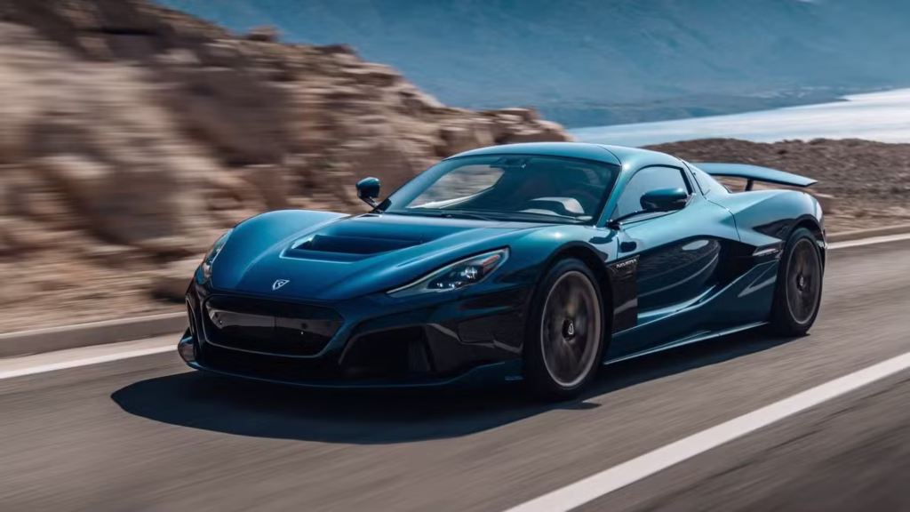 Denza Z nie bierze jeńców. 1604 KM, ładowanie w 9 minut, czyli chiński atak na Rimaca - 2022 rimac nevera front1