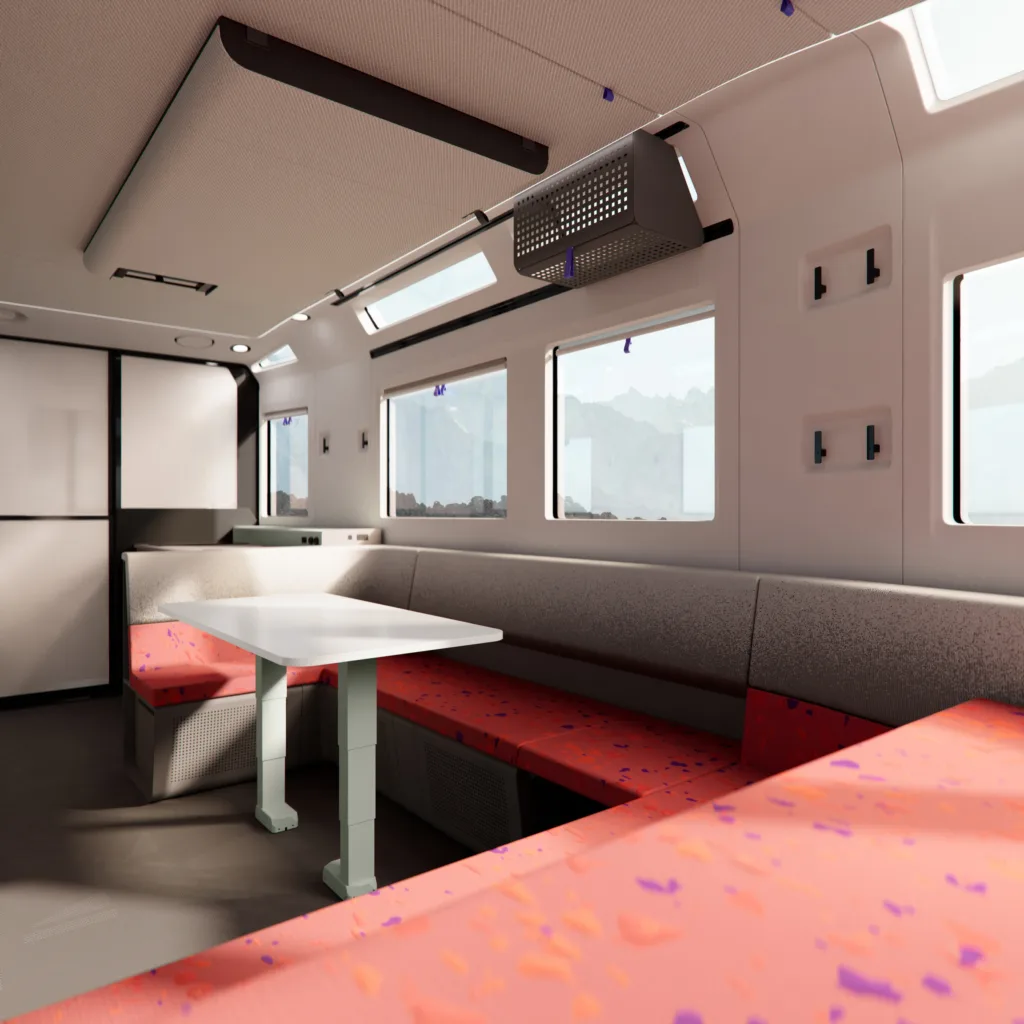 Elektryczne przyczepy Lightship wjeżdżają na rynek - Lightship AE 1 Atmos CanyonRim Interior Image 2