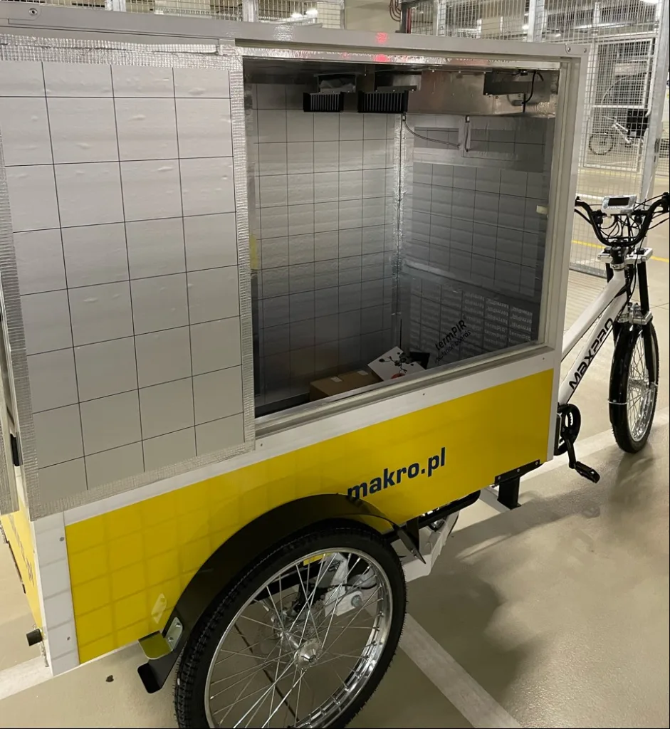 Elektryczne MaxPro EcoCargo 90 dostarczą żywność z MAKRO Elektryczne MaxPro EcoCargo 90 dostarczą żywność z MAKRO - Rower MaxPro EcoCargo 90 2