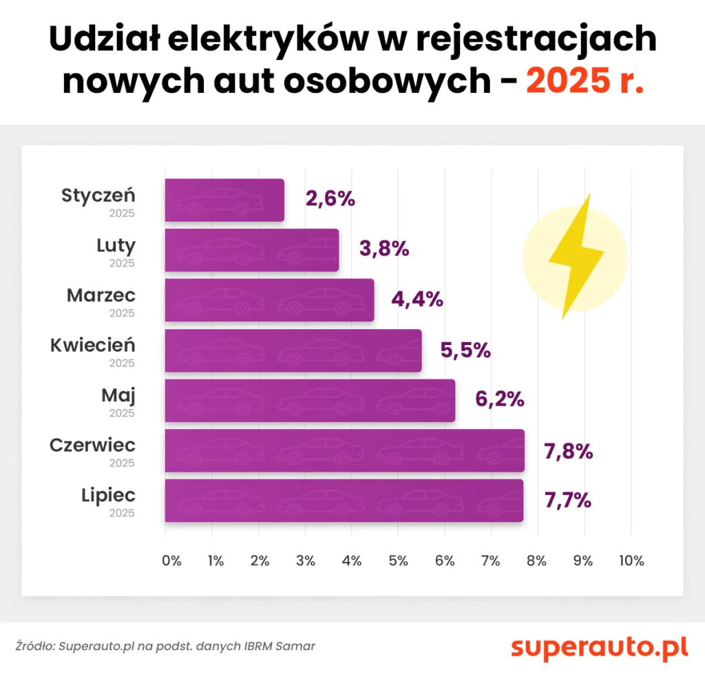 Raport Powerdot: Nowy układ sił i walka cenowa - elektrki wzrost rynku
