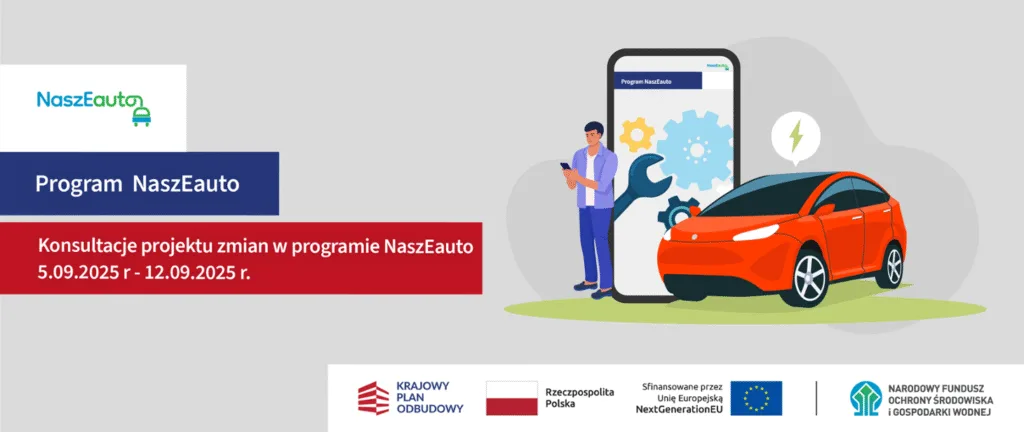 NaszEauto: Ruszają konsultacje projektu zmian. Pula może się zmniejszyć o 500 mln zł ! - 1460x616