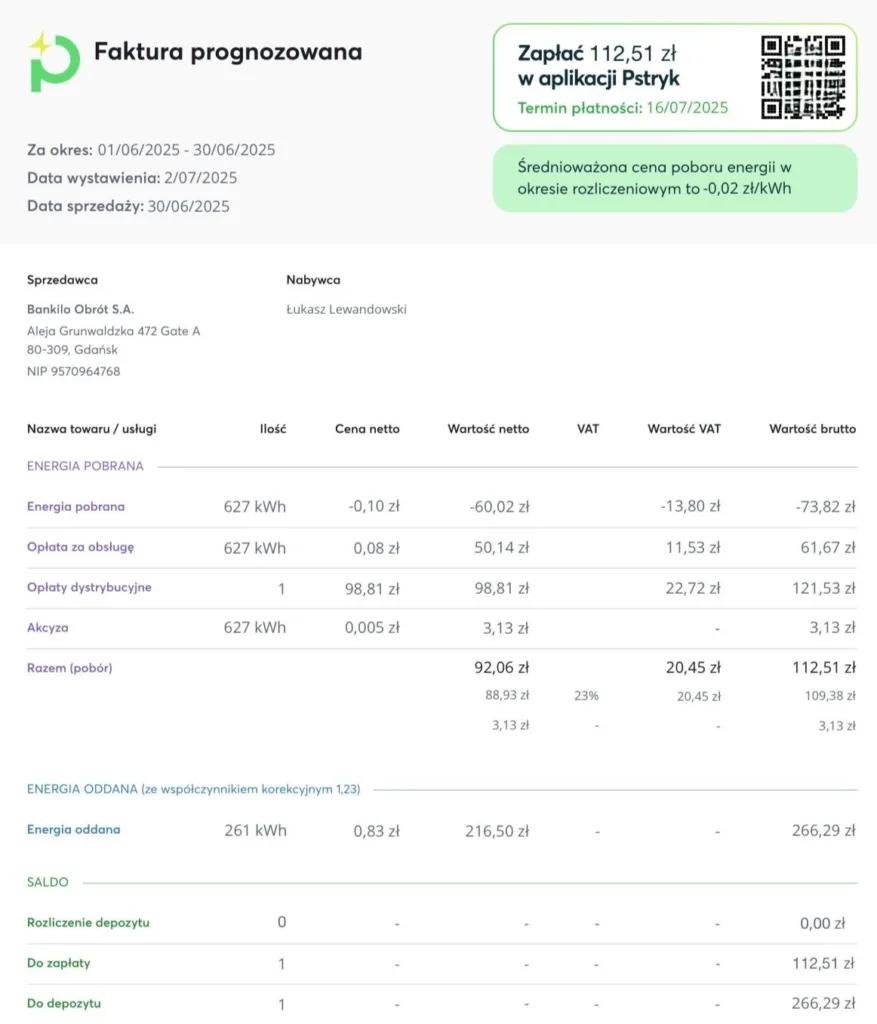 Taryfa dynamiczna w czerwcu 2025: Ujemna cena i rekordowe oszczędności - 1753367856362
