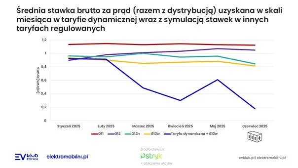 Taryfa dynamiczna w czerwcu 2025: Ujemna cena i rekordowe oszczędności - image 3