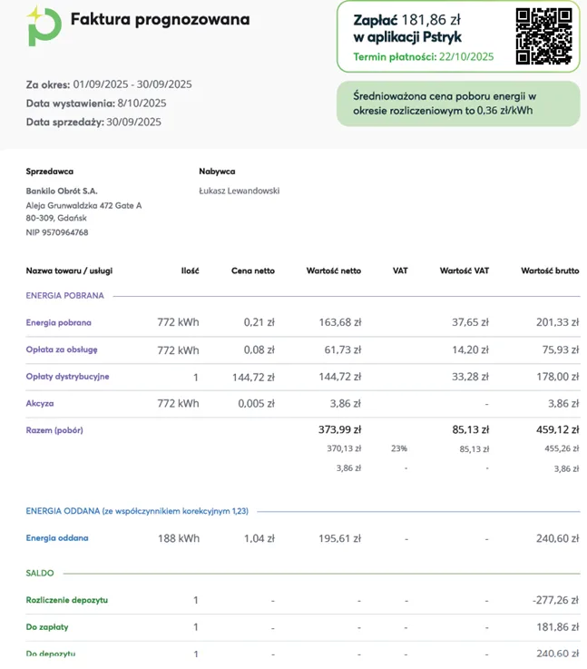 Elektryfikacja domu. Wrzesień z taryfą dynamiczną - 0,60 Zł/kWh zamiast 1,14 Zł w G11 - 9 taryfa dynamiczna elektromobilnosc pstryk magazyn energii fotowoltaika ev klub polska elektryfikacja domu 1