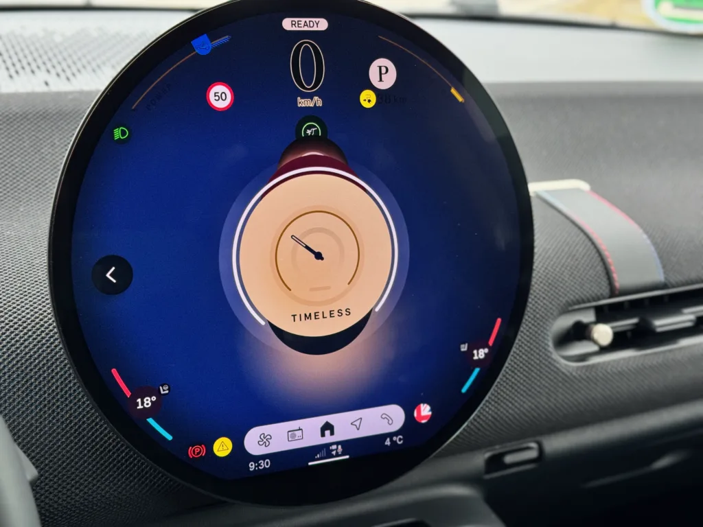 MINI Cooper SE wybór trybów