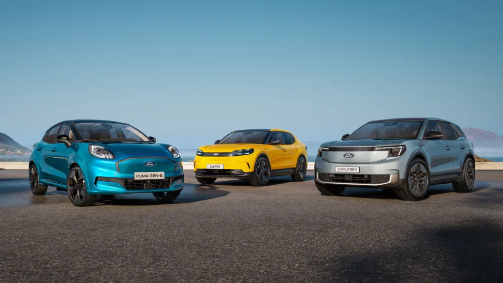 Ford Polska podsumowuje 2025 rok i zdradza plany na kolejne lata - 2025 Ford Puma Gen E Capri and Explorer