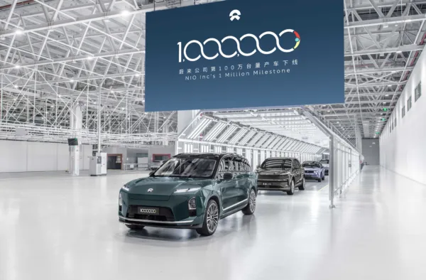 NIO celebruje milionowe auto fot. nio