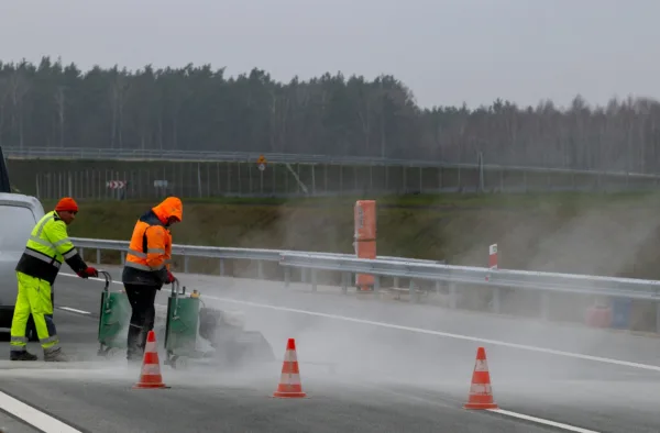 A2 Siedlkce - Malinowiec przed oddaniem do ruchu