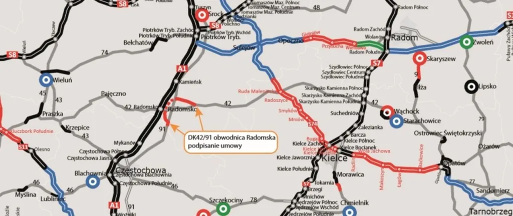 Budimex zbuduje obwodnicę Radomska za ponad 214 mln złotych. Umowa już podpisana - obwodnica radomska
