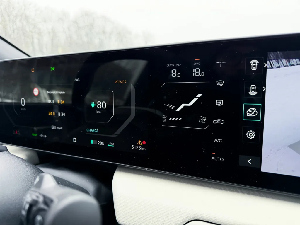 15 stopni poniżej zera, czyli Kia EV4 Fastback na autostradzie. Ogromne zaskoczenie - 15 stopni ponizej zera czyli Kia EV4 Fastback 9