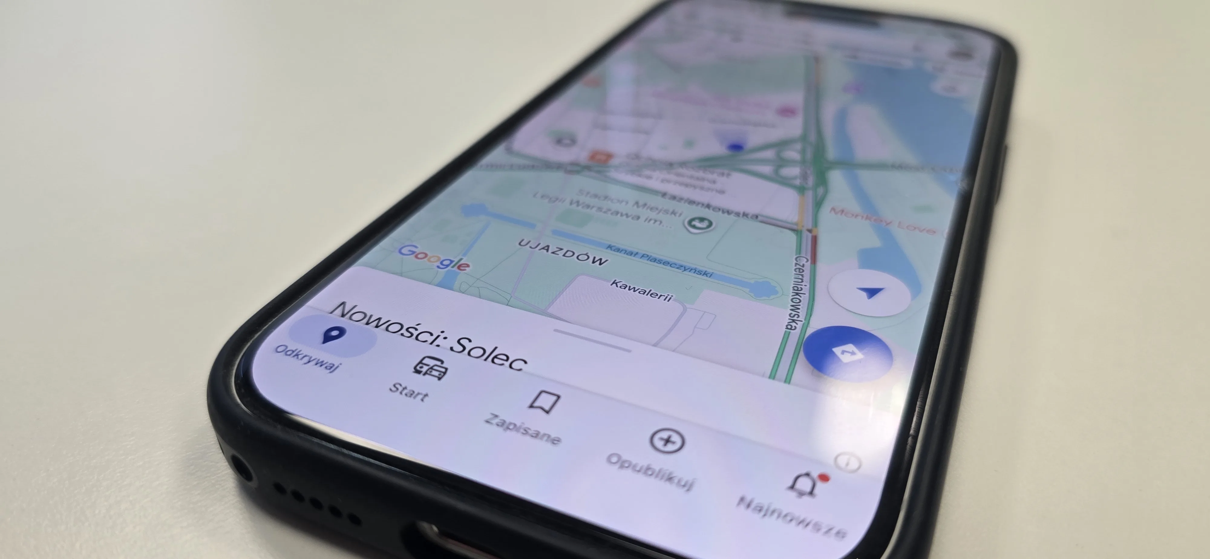 Aktualizacja google maps 1
