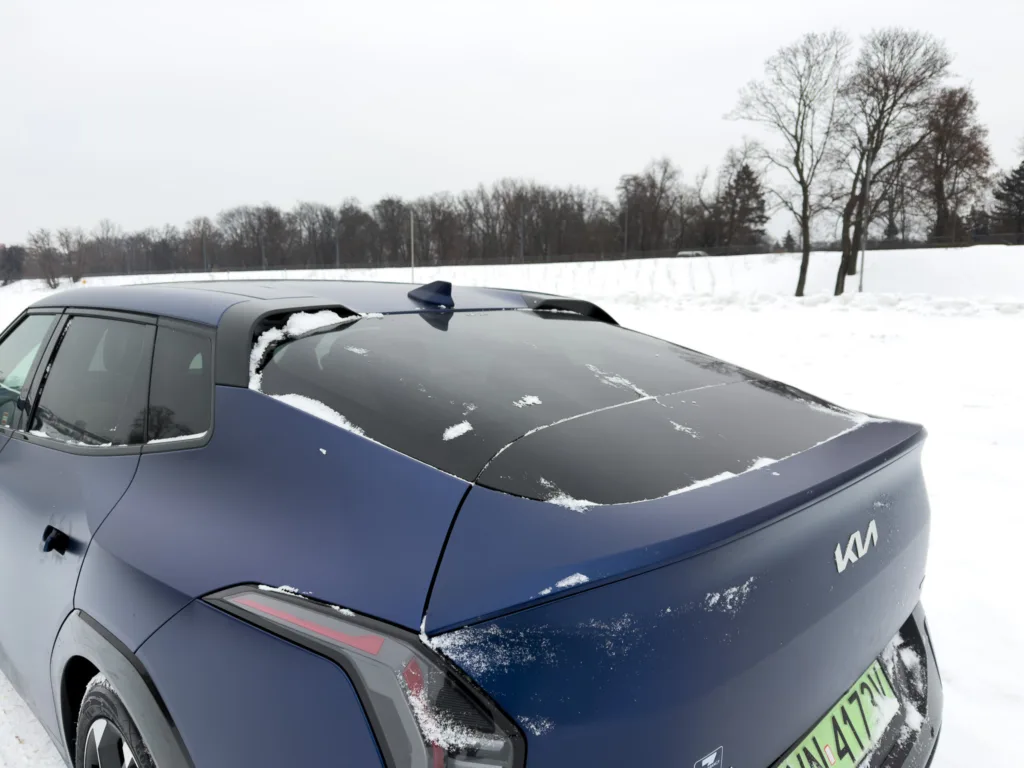 15 stopni poniżej zera, czyli Kia EV4 Fastback na autostradzie. Ogromne zaskoczenie - IMG 2939