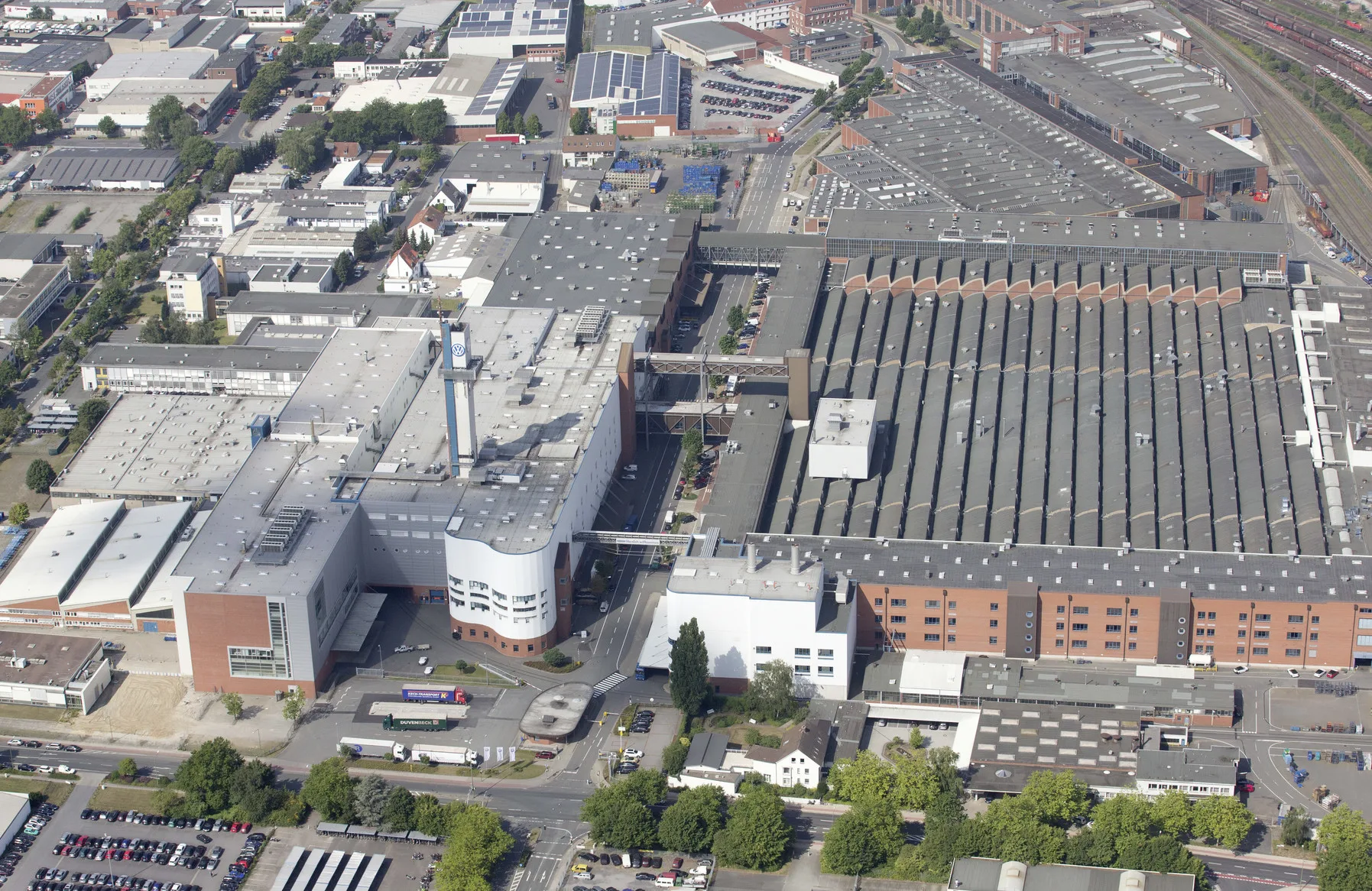 Luftbilder von Volkswagen Osnabrück fotografiert am Mittwoch (22.08.2012) in Osnabrück / Germany. (c) Photo: Friso Gentsch / eye-work.com