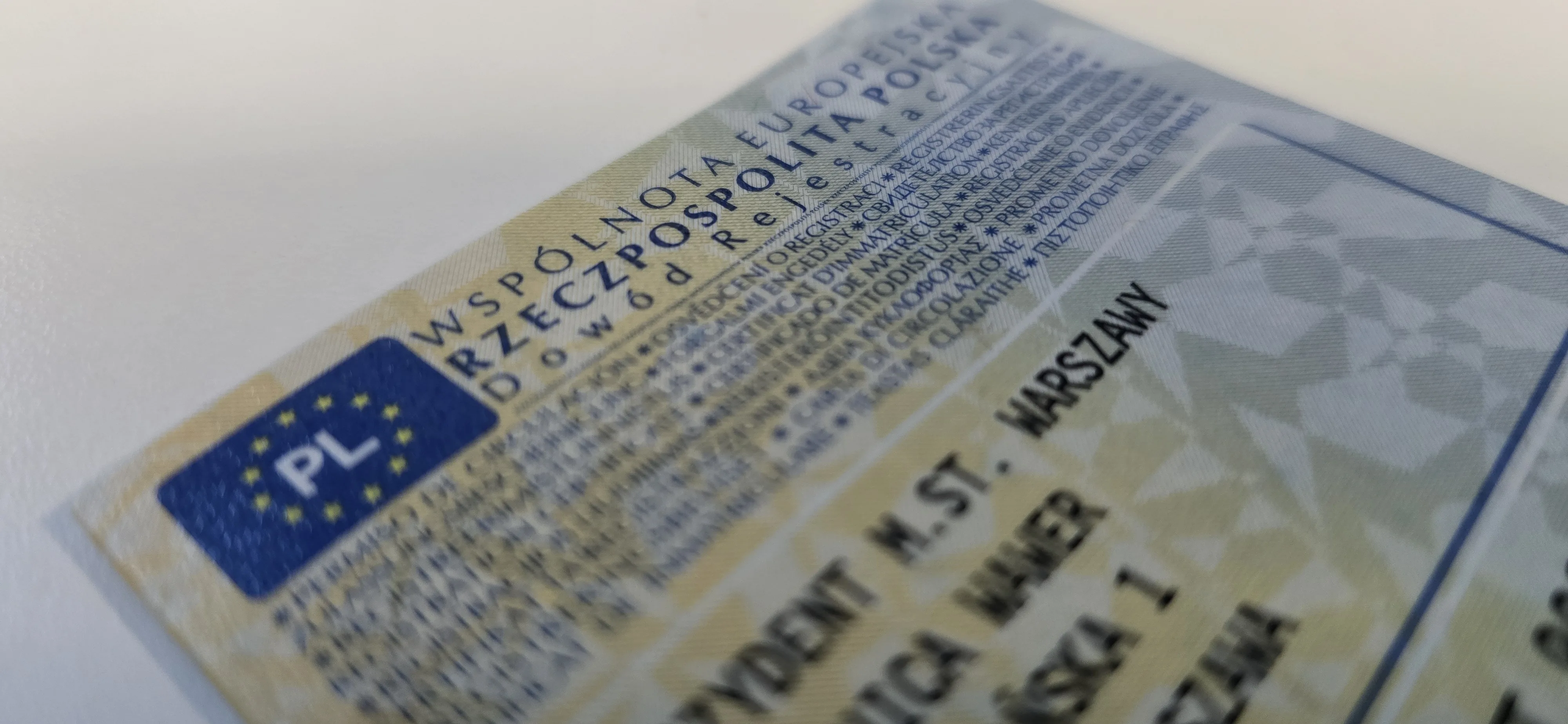 Cyfrowy dowód rejestracyjny 1