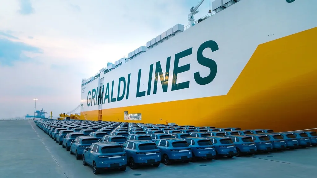 100 tys. aut w 18 miesięcy. Grimaldi zalewa Europę autami Leapmotor - Leapmotor Grimaldi 3