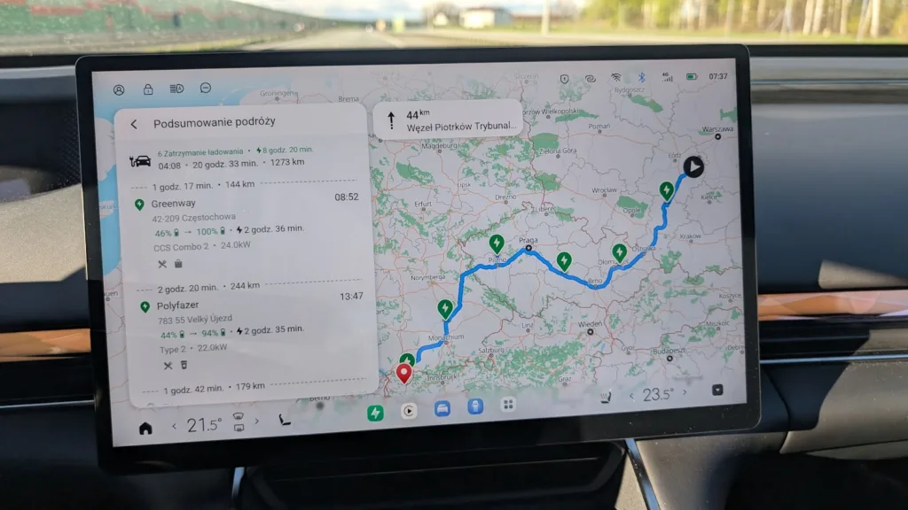 EXLANTIX ES zdaje egzamin z Alp. Warszawa-Alpy-Warszawa z twardymi danymii bez retuszu - EXLANTIX 31