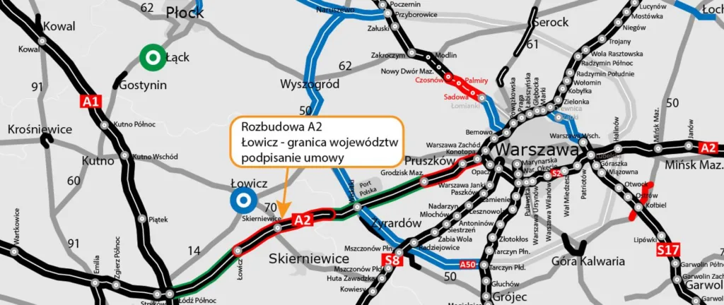 A2 między Łodzią i Warszawą będzie szersza. Strabag "zgarnął" drugą umowę! - obraz 11