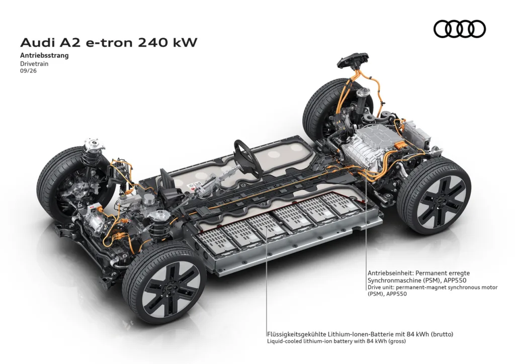 Audi A2 e-tron już oficjalnie. Znamy pełne dane, oprócz ceny - Audi A2 e tron 7