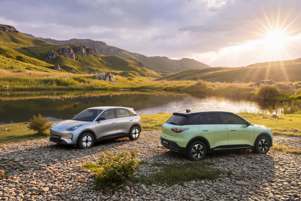 Geely E2 na pięć gwiazdek. Testy pokazały też słabsze strony modelu Geely E2 na pięć gwiazdek. Testy pokazały też słabsze strony modelu - Geely E2 test NCAP 4
