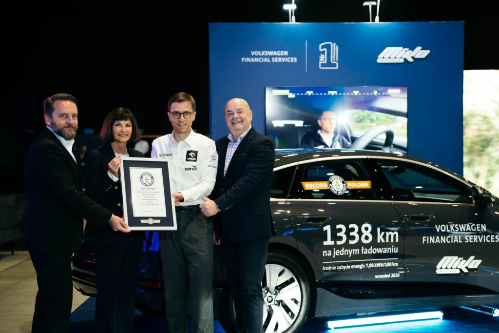 Miko Marczyk w elektrycznym Audi A6 e-tron i 1338 km na jednym ładowaniu! - Miko rekord audi 2