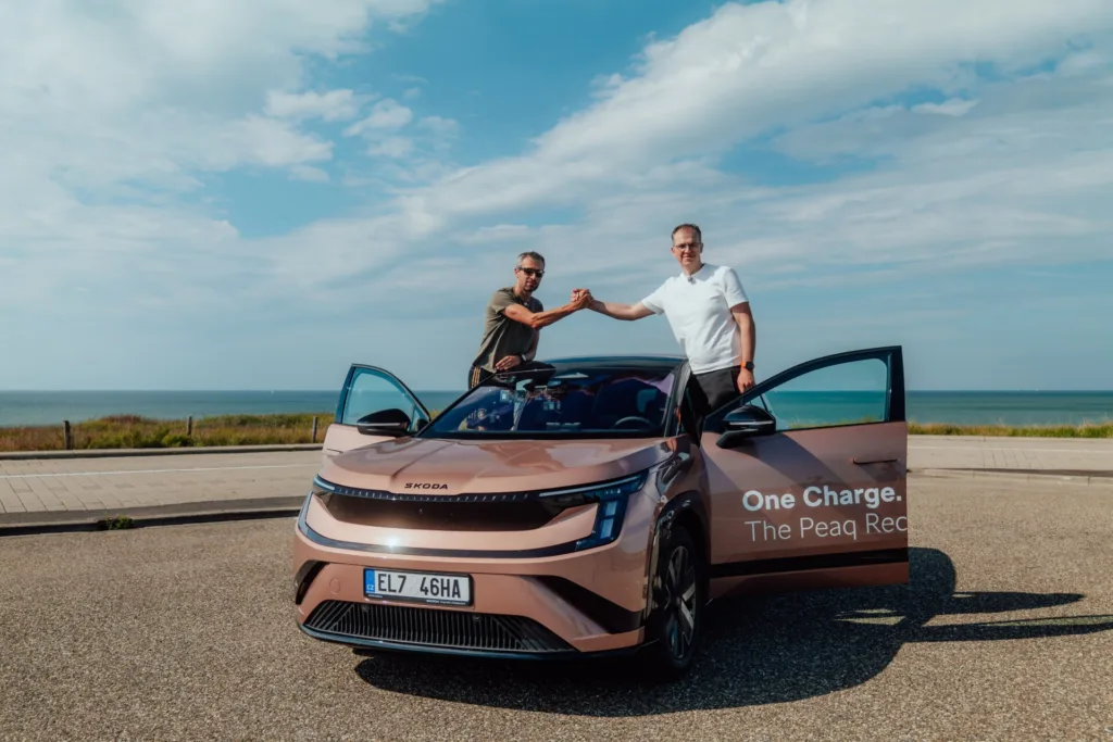 Skoda Peaq i 936 kilometrów na jednym ładowaniu. Zużycie? 9,2 kWh! Skoda Peaq i 936 kilometrów na jednym ładowaniu. Zużycie? 9,2 kWh! - Skoda Peaq rekord 2
