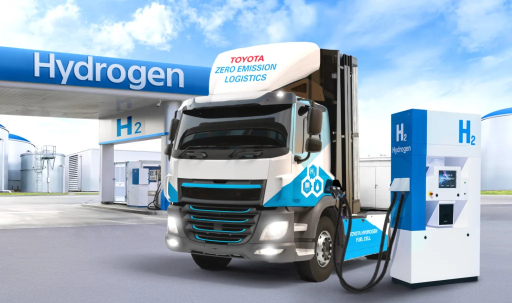 Scania i Toyota ruszają z dużym testem flotowym. 40 ciężarówek wyjedzie na europejskie drogi - Toyota wodor 22