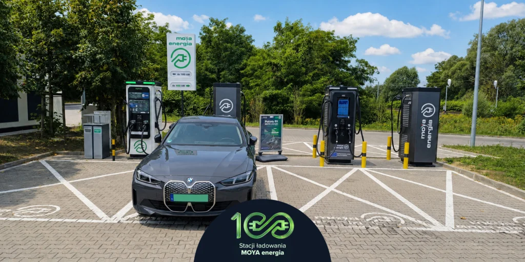 MOYA energia ma już 100 własnych stacji. Rynek ładowania w Polsce szybko się zagęszcza - moya energia 2
