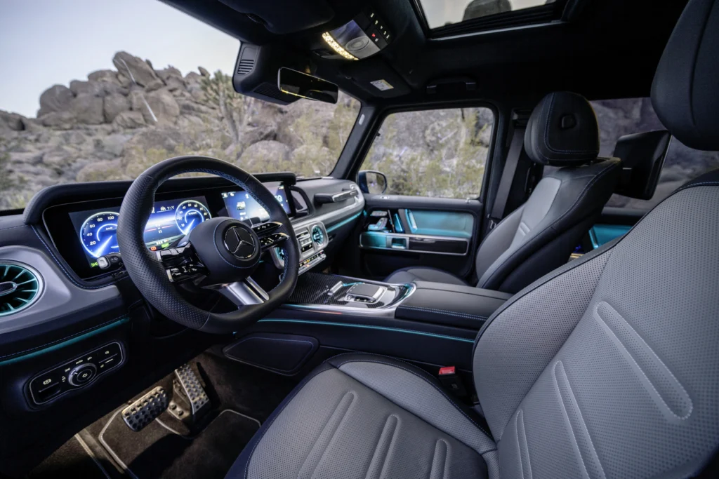 Elektryczna Klasa G na 2027 rok z poprawkami. Mercedes z większym zasięgiem i dostępem do sieci Tesli - Mercedes Benz G 580 poprawki 4
