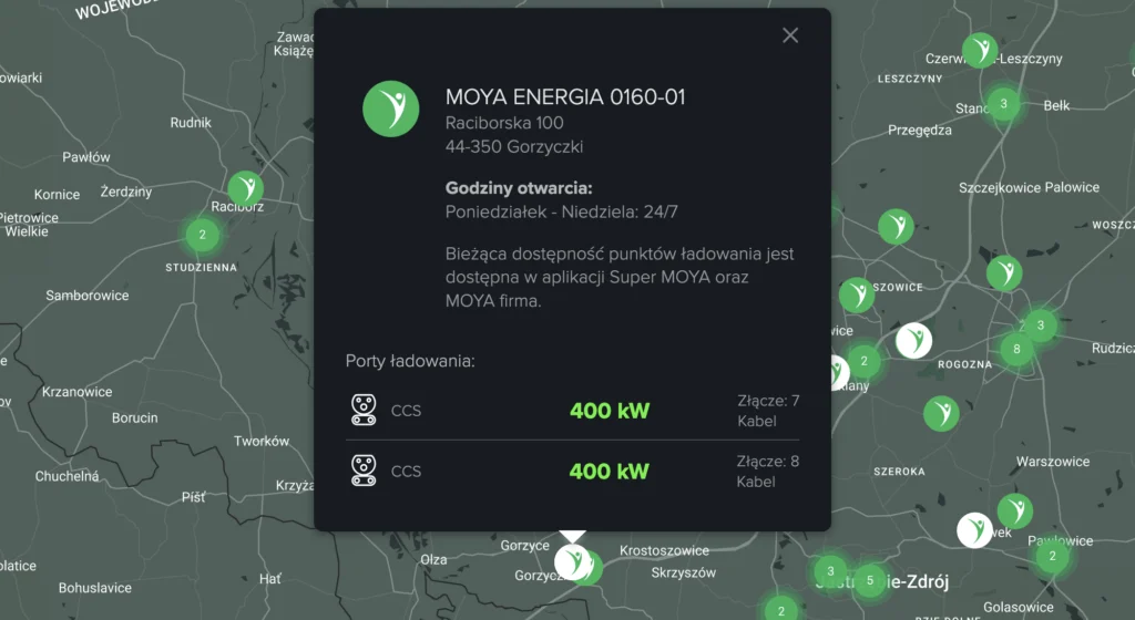 Moya stawia na eHDV. 400 kW w Gorzyczkach przy autostradzie A1 - Zrzut ekranu 2026 10 8 o 14.56.16